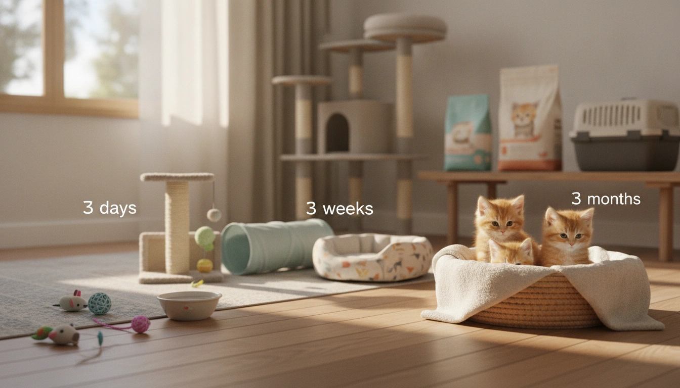 3-3-3 Rule for New Kittens: Days, Weeks & Months